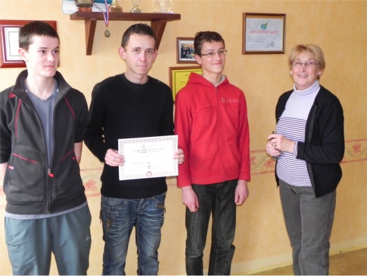 Gwendal, Mickael et Alan, félicités pour leur civisme par Mme Le Scouarnec