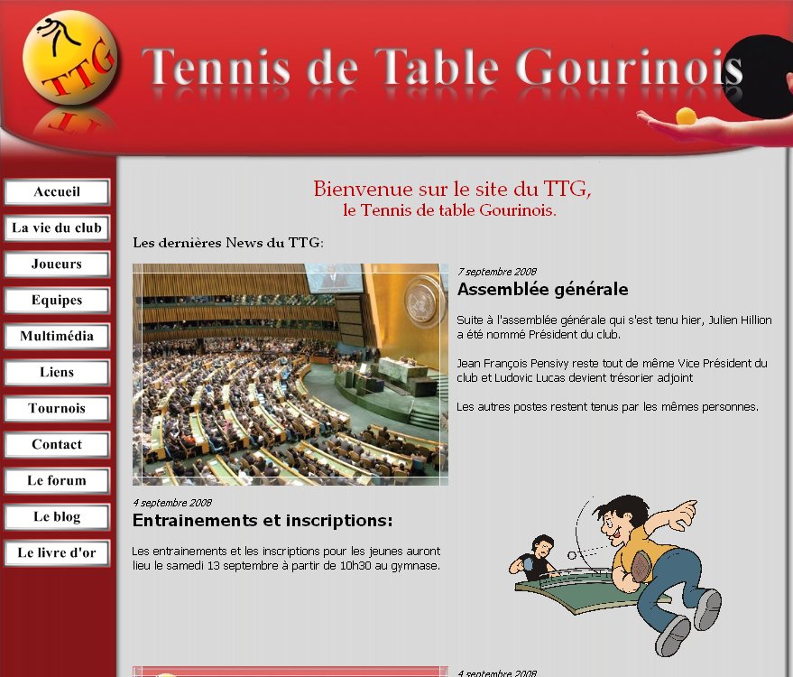 Tennis de Table Gourinois